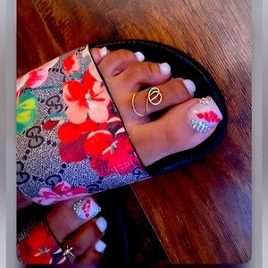 Custom Goddess toe rings